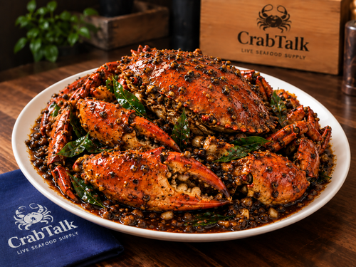2 × 800–900g Live Mud Crabs — Cooked & Delivered