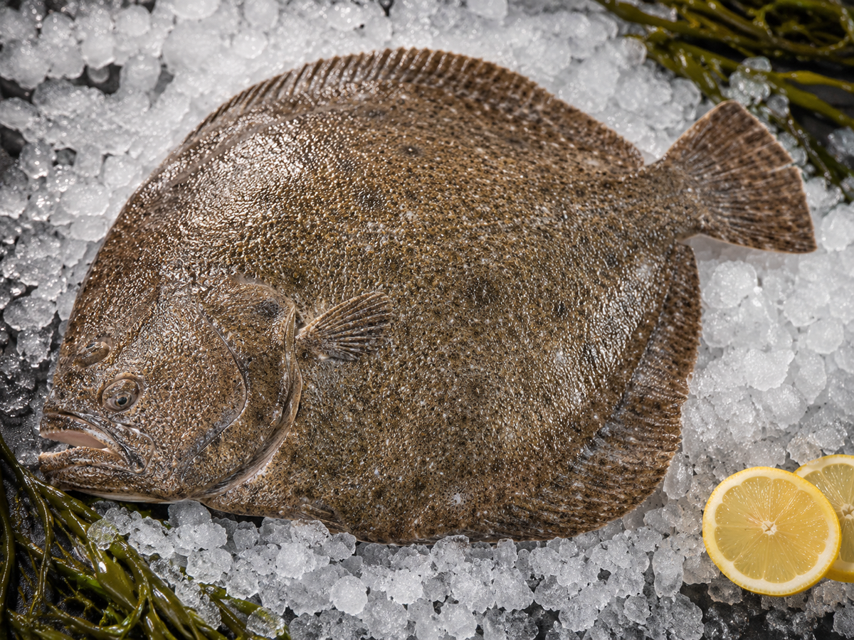 Premium Korean turbot fish at Crab Talk Singapore