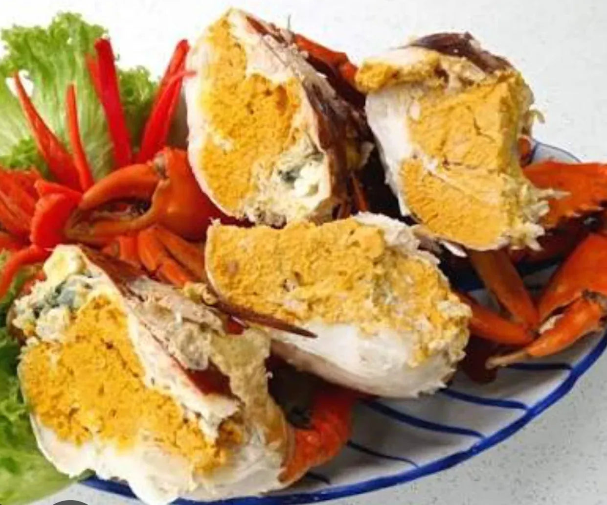 Live Sri Lanka Yellow Roe crabs at Crab Talk Singapore