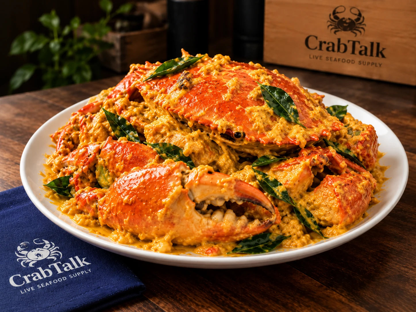 Crab Talk salted egg yolk crab